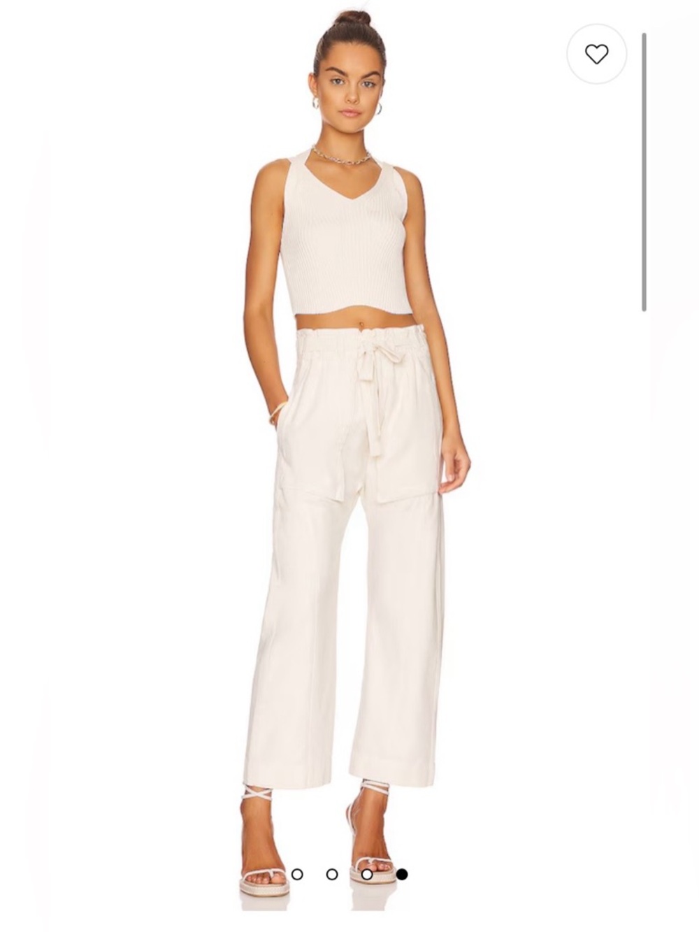 🆕 Women’s Free People Sky Rider Pant in Ecru. Size XS. NWT